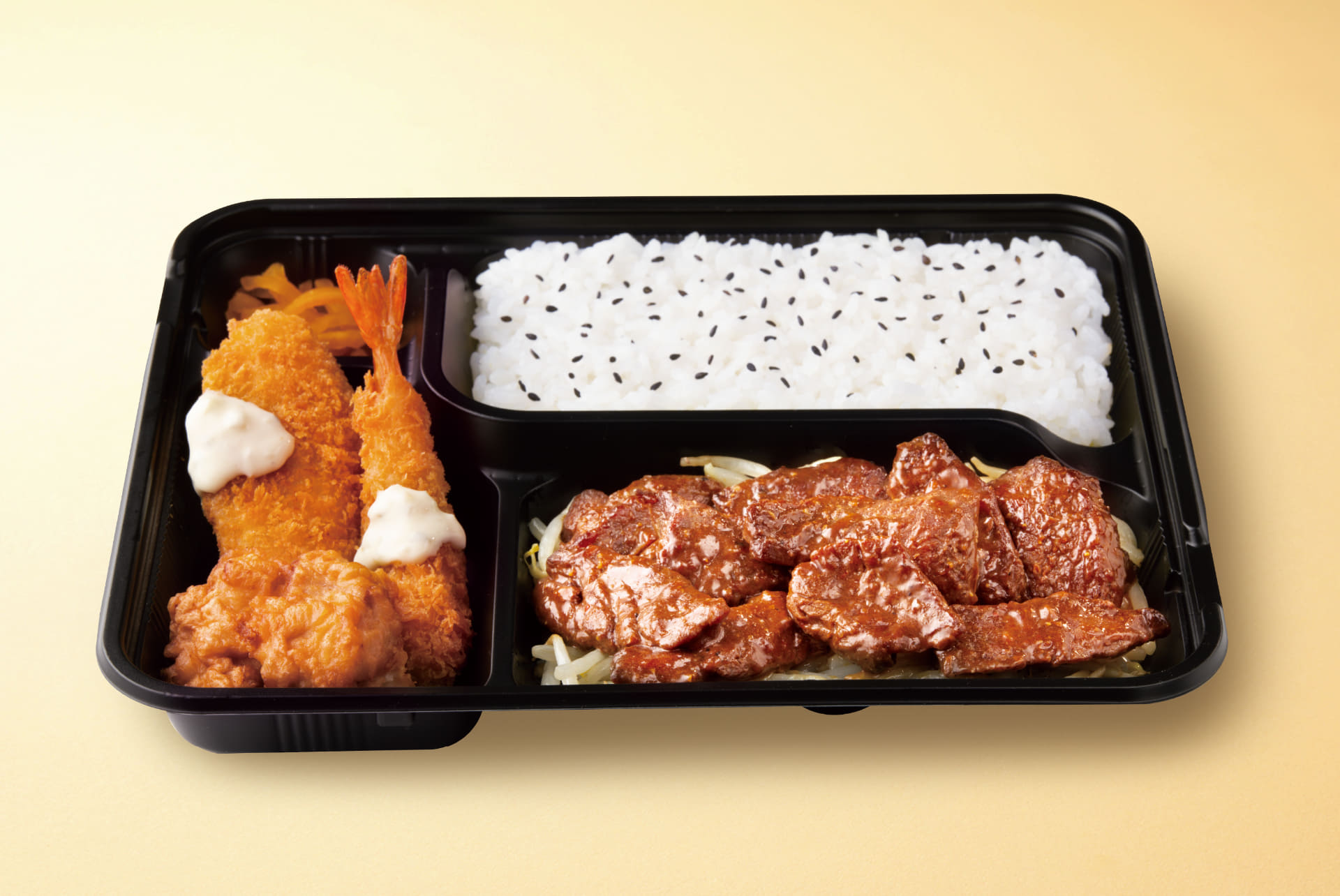 「Dx牛ハラミ焼肉弁当 にんにく黒胡椒だれ」（1050円・税別）