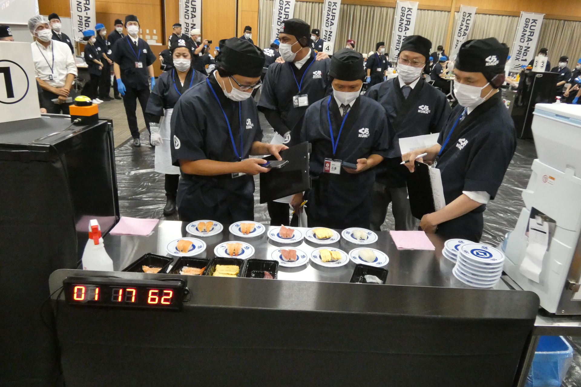 米国代表。ネタを片付け忘れると減点対象になってしまう