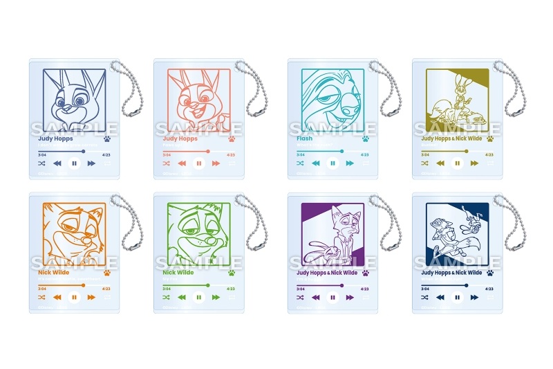 アクリルキーホルダー全8種