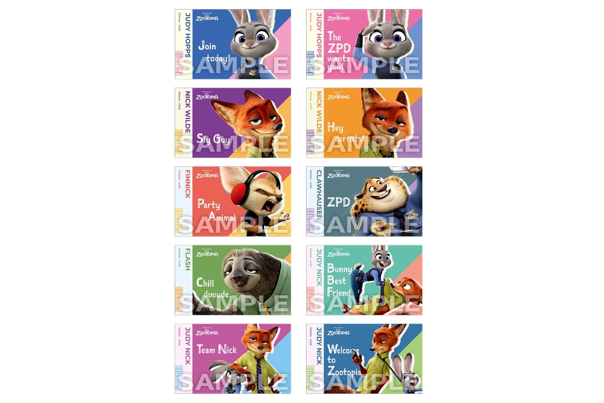 ステッカー全10種