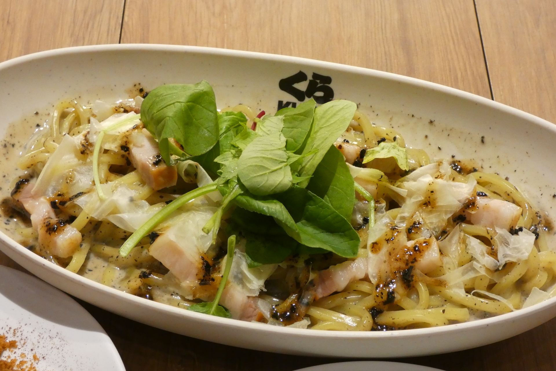 トリュフクリームパスタ風