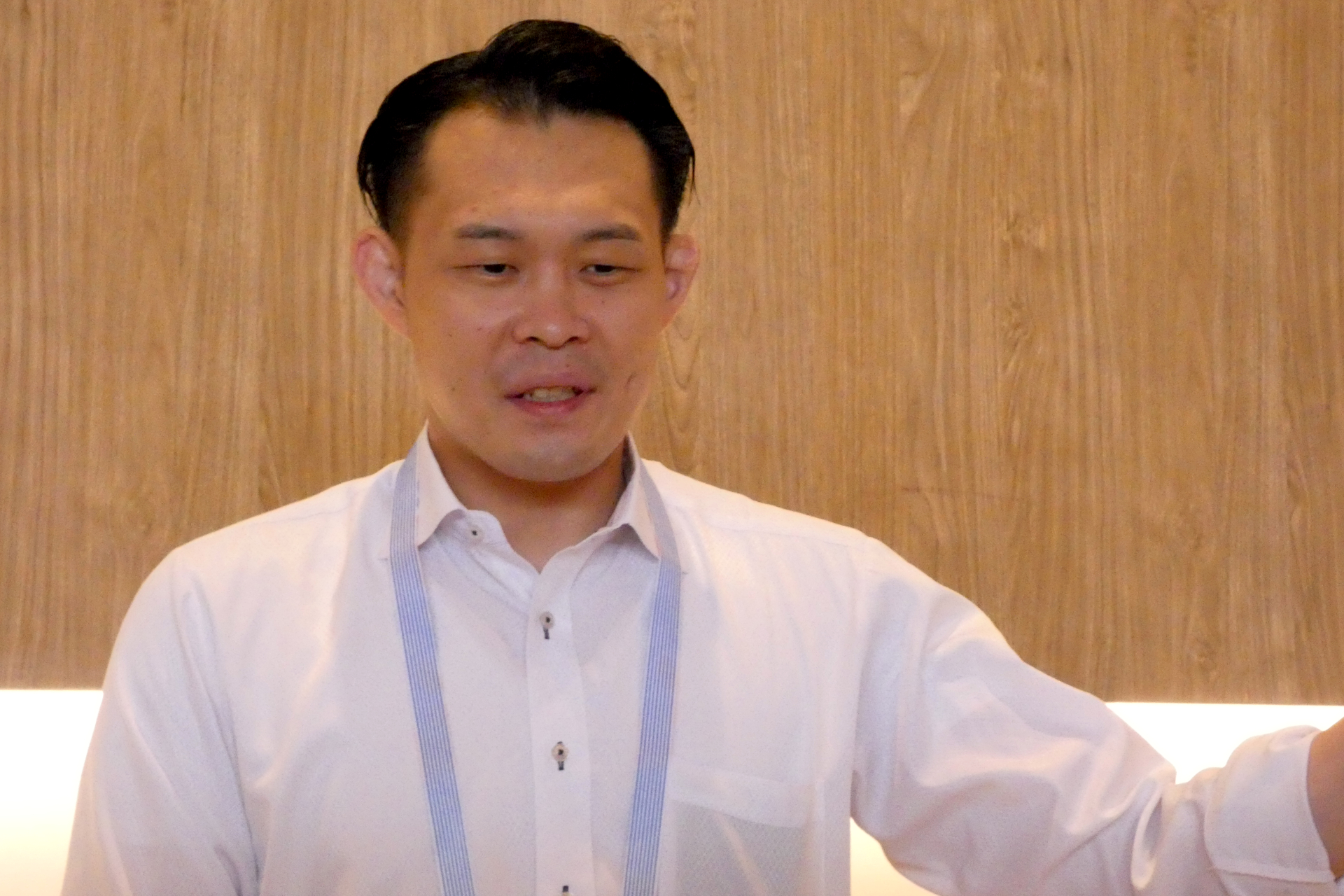 商品本部 商品開発部 ジュニアマネージャーの中村重男氏