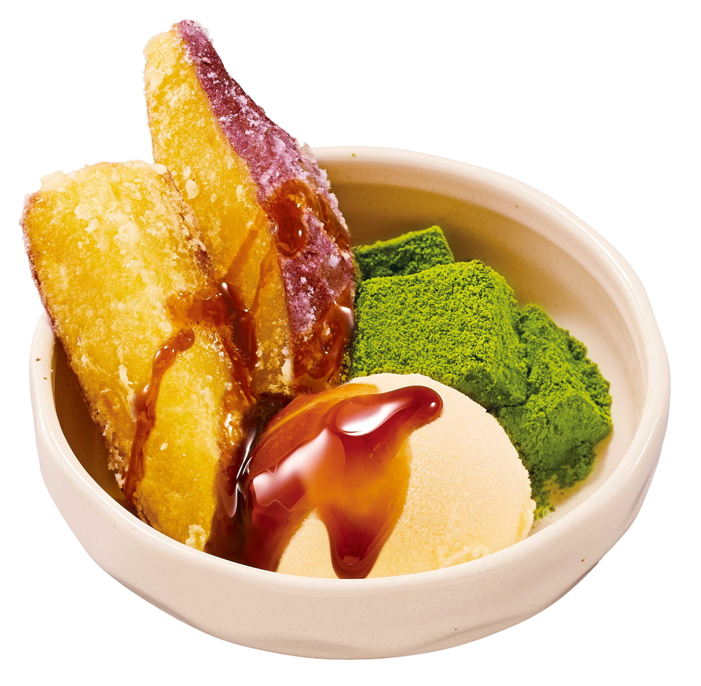 「おいもとアイス抹茶わらび餅」（390円）