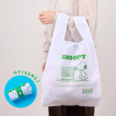 スヌーピー レジ袋風エコバッグ