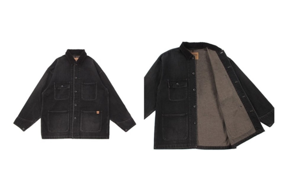 STARBUCKS STAND　by BEAMS ブラック カバーオール（М寸) STARBUCKS STAND by BEAMS ブラック カバーオール（М寸