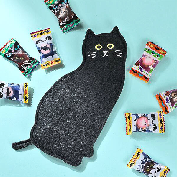 カルディコーヒーファーム「ハロウィン黒ネコペンケース」