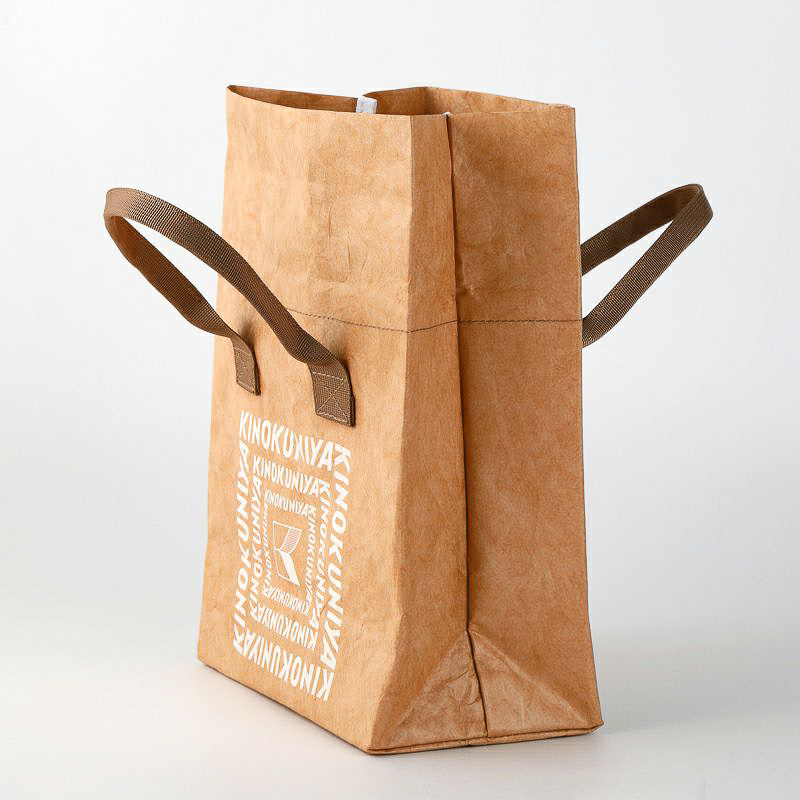 紀ノ国屋 リンクリーランチ保冷バッグ（ベージュ×ホワイト）