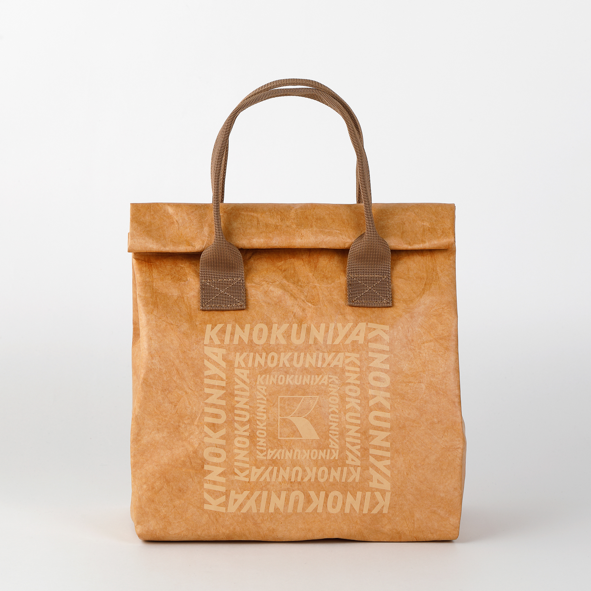 紀ノ国屋 リンクリーランチ保冷バッグ（ベージュ×クリーム）