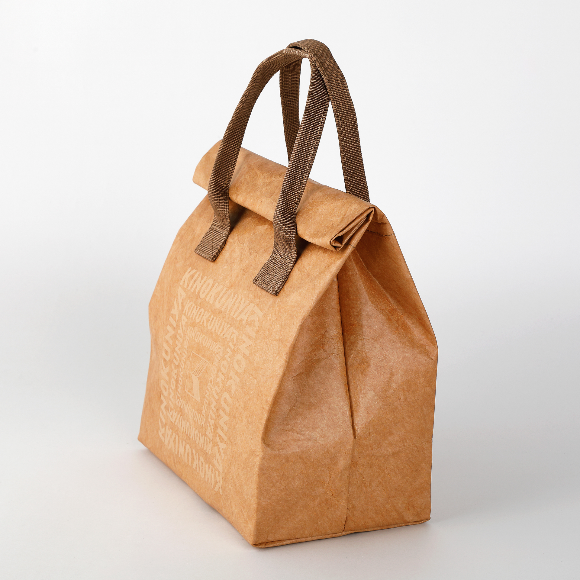 紀ノ国屋 リンクリーランチ保冷バッグ（ベージュ×クリーム）