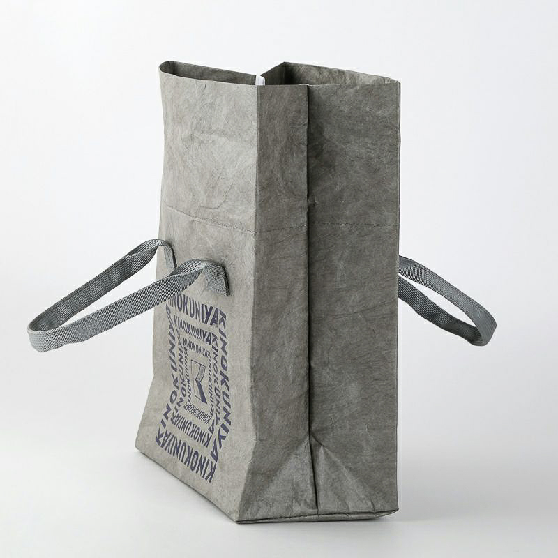 紀ノ国屋 リンクリーランチ保冷バッグ（グレー×ネイビー）