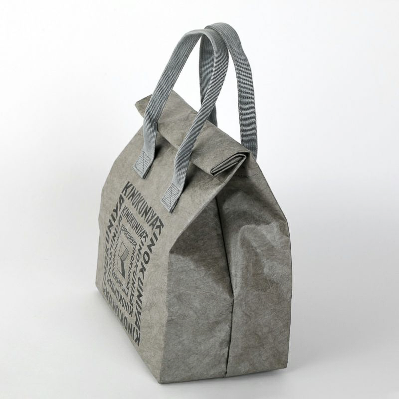 紀ノ国屋 リンクリーランチ保冷バッグ（グレー×ブラック）