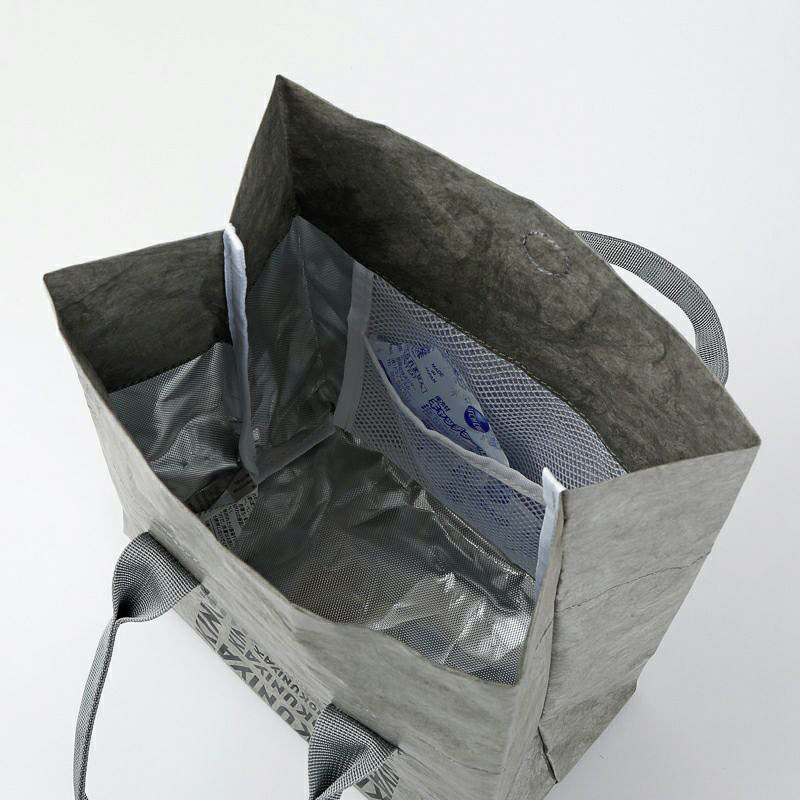 紀ノ国屋 リンクリーランチ保冷バッグ（グレー×ブラック）