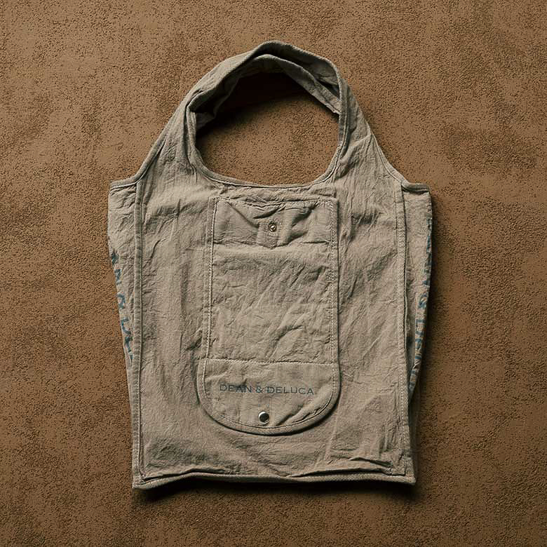 「珈琲染めショッピングバッグ」（ブラウン）