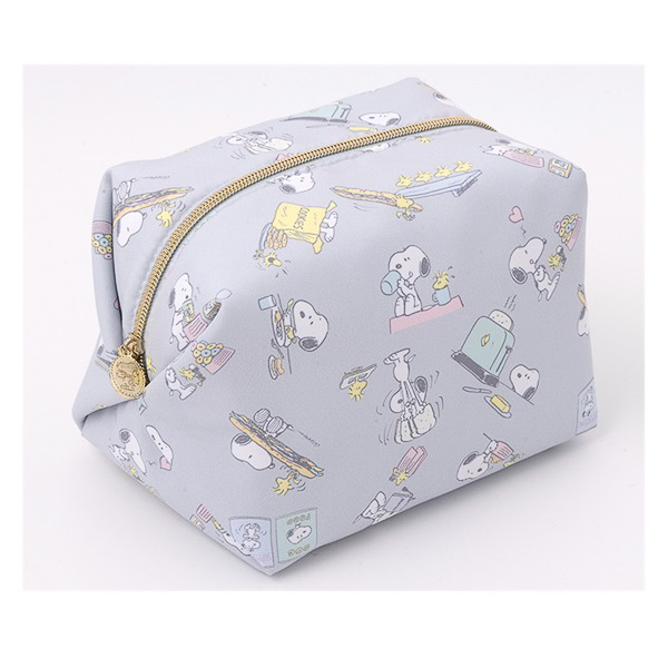 SNOOPY ふわふわBIGポーチ ＆ すやすや前髪クリップ2個セット BOOK