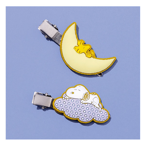 SNOOPY ふわふわBIGポーチ ＆ すやすや前髪クリップ2個セット BOOK