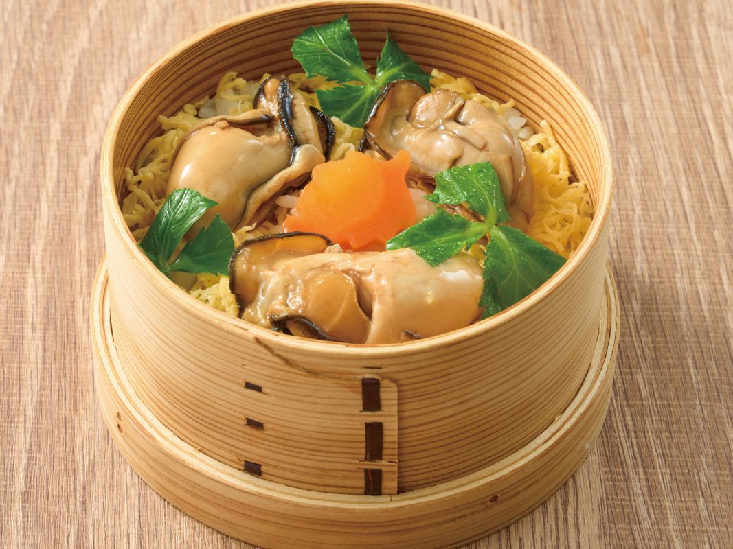 牡蠣のせいろ御飯