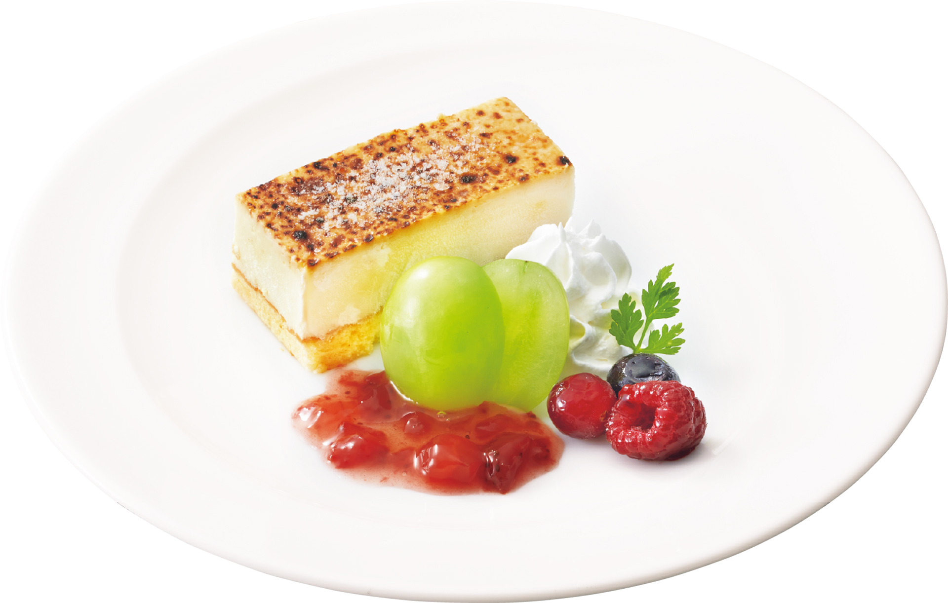 「ブリュレチーズアイスケーキ」（658円）