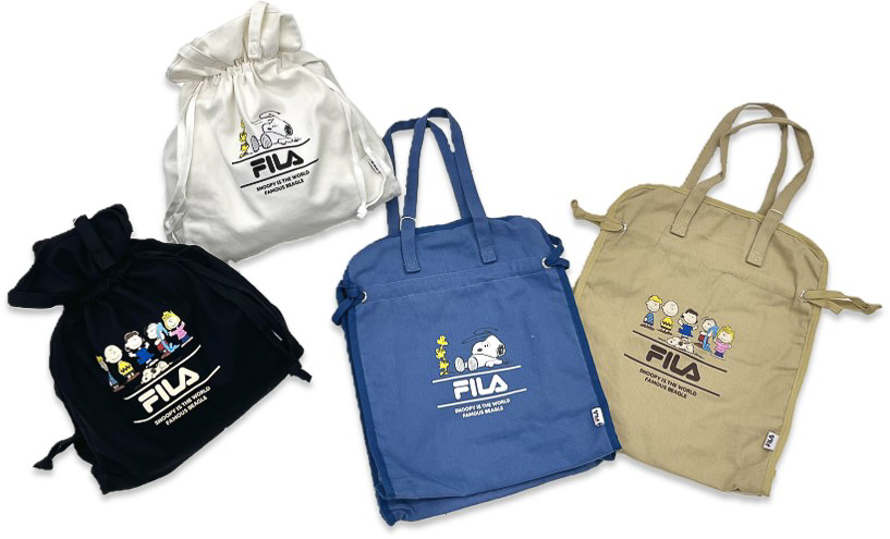 「ツイルトートバッグ」（各5,489円）