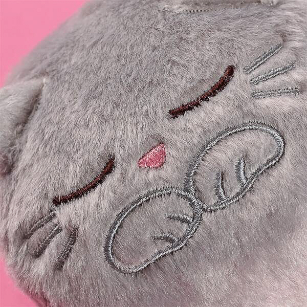 「リバーシブルポーチ」オレンジモンスター＆ネコ