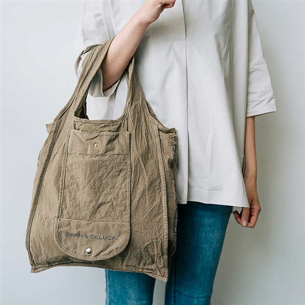 DEAN & DELUCA 珈琲染めショッピングバッグ3色セット　2025年 DEAN & DELUCAの新エコバッグ「珈琲染めショッピングバッグ」いよいよ