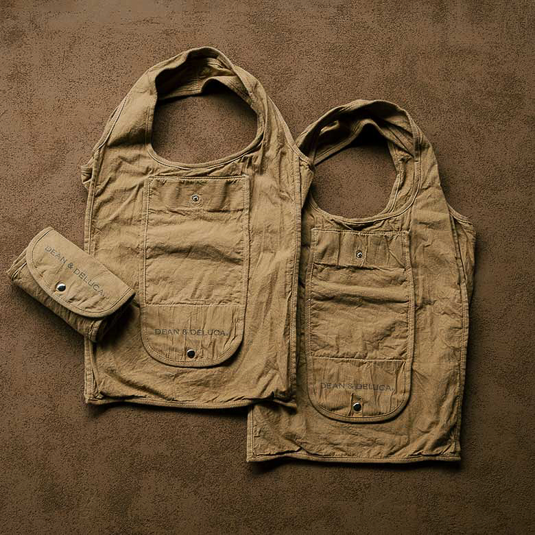 DEAN & DELUCAの新エコバッグ「珈琲染めショッピングバッグ」いよいよ