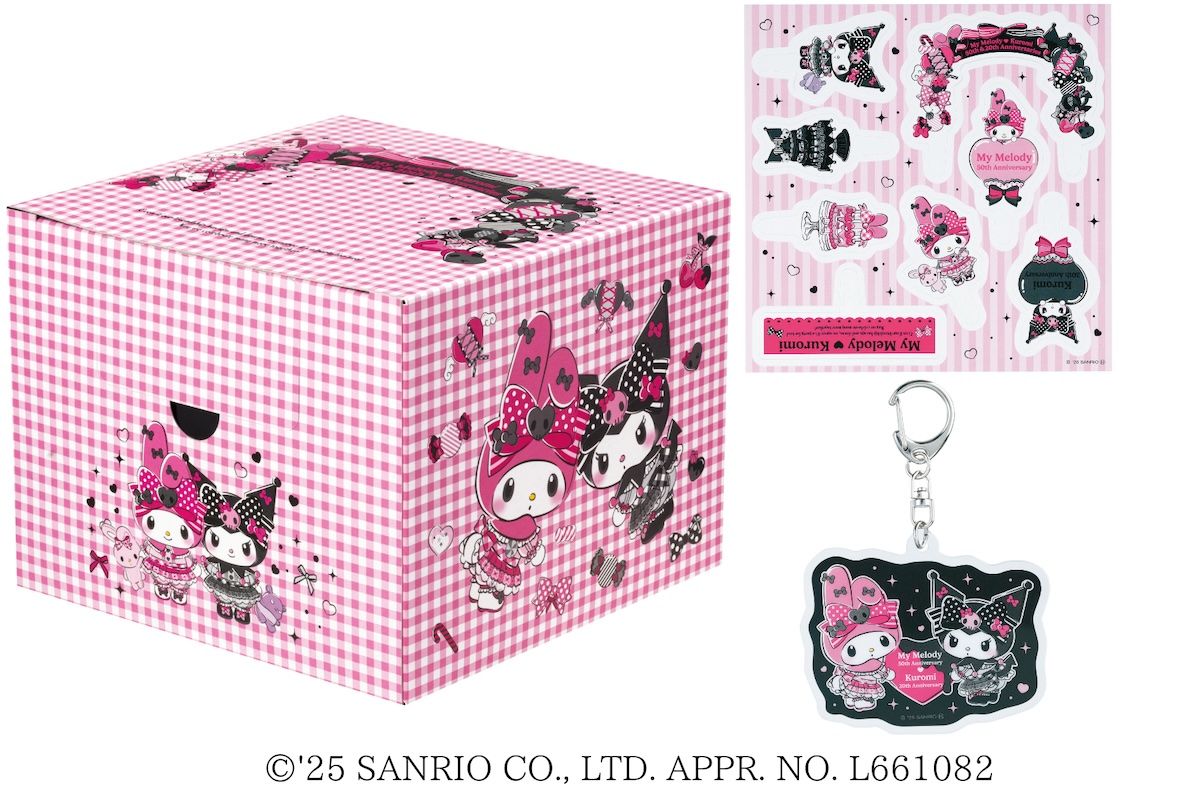 「マイメロディ＆クロミ アニバーサリークリスマスケーキ（オリジナルピックシート、アクリルチャーム付き）（直径12cm 4730円）