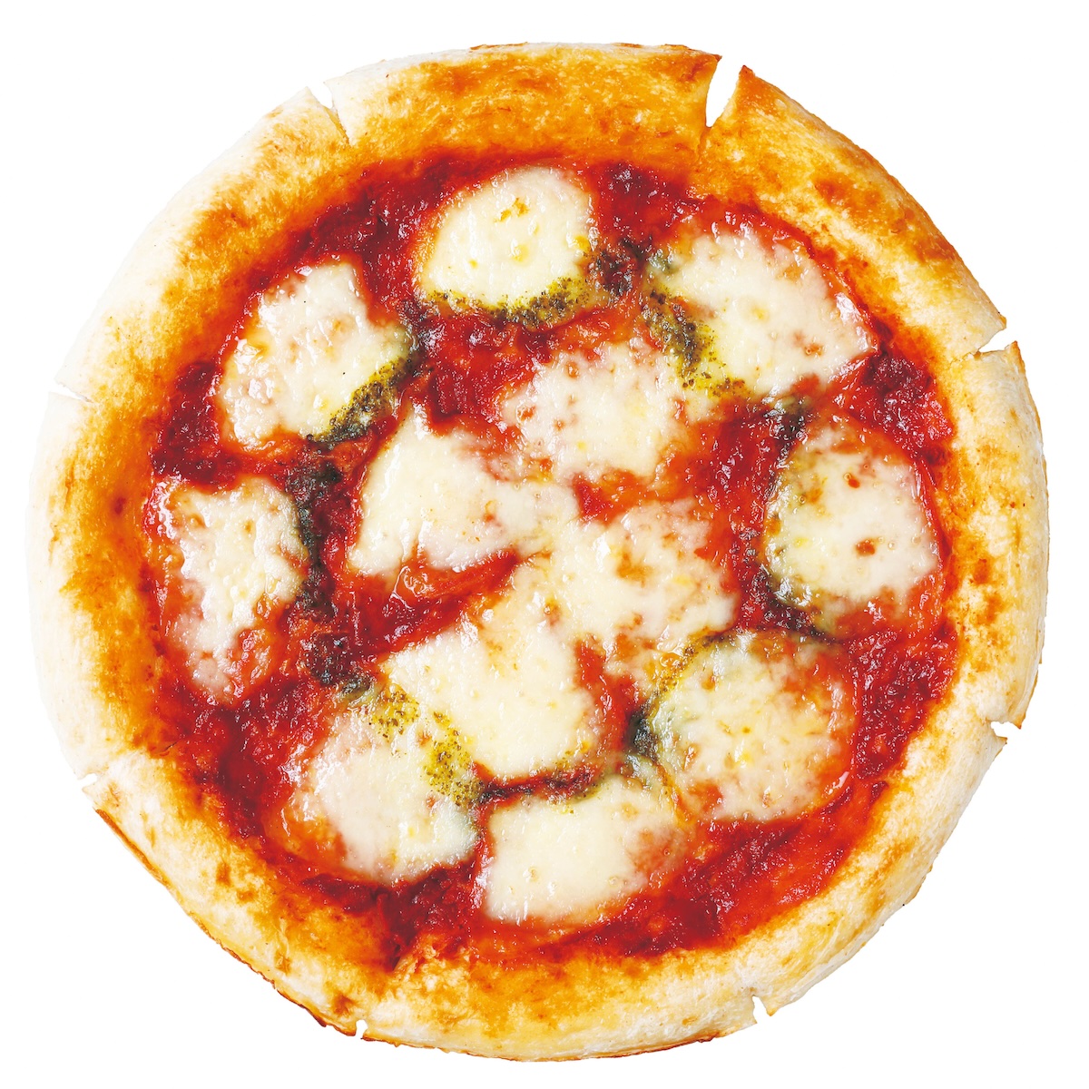 「熟成生地のマルゲリータピッツァ」（直径25cm 1350円）