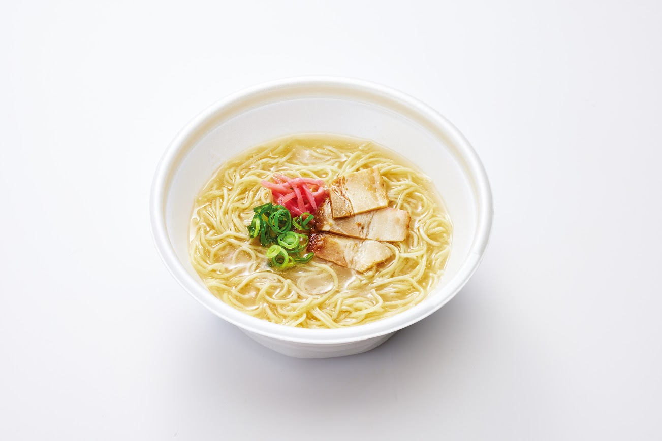 「炊き出しとんこつ 長浜とんこつラーメン」（450円）
