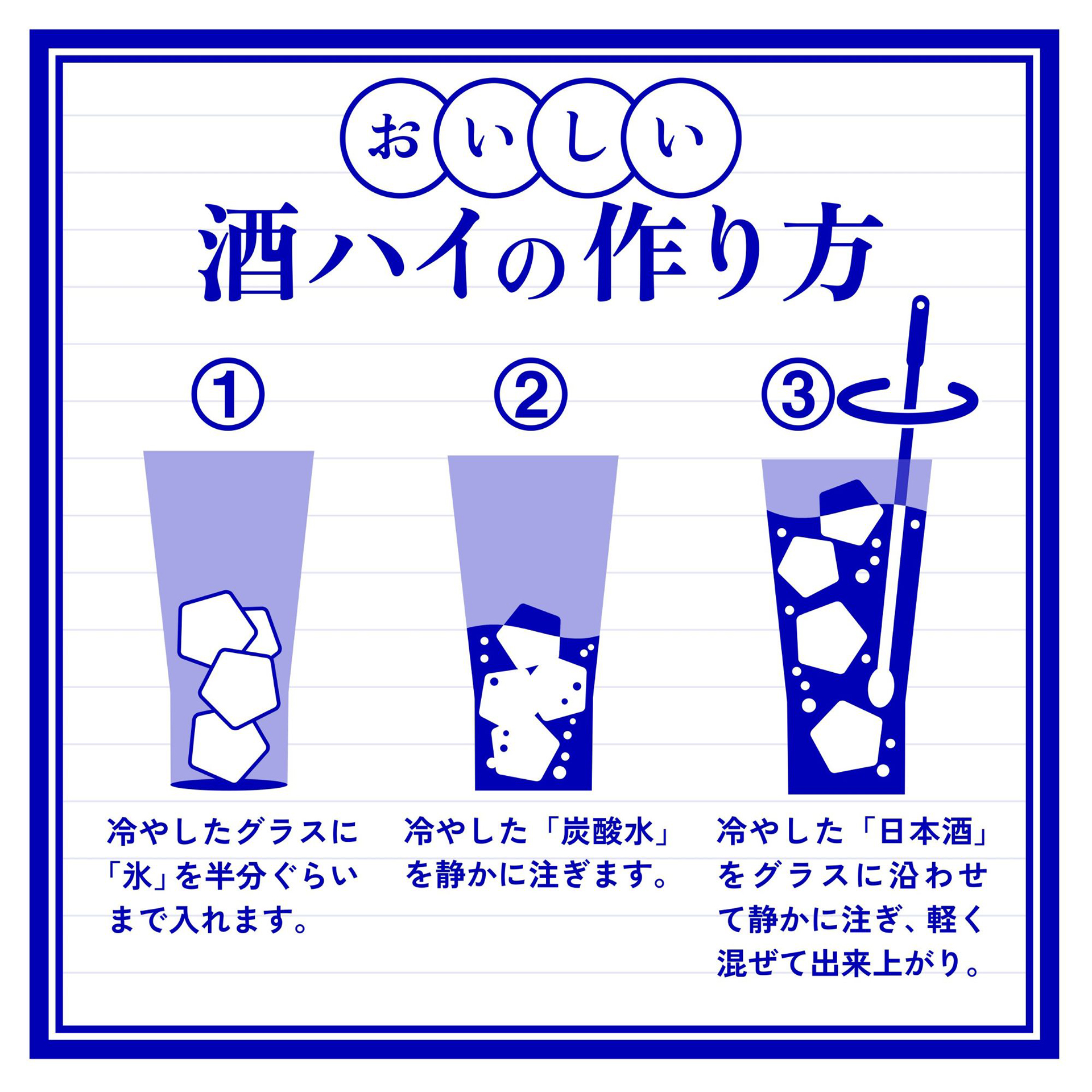 酒ハイの作り方