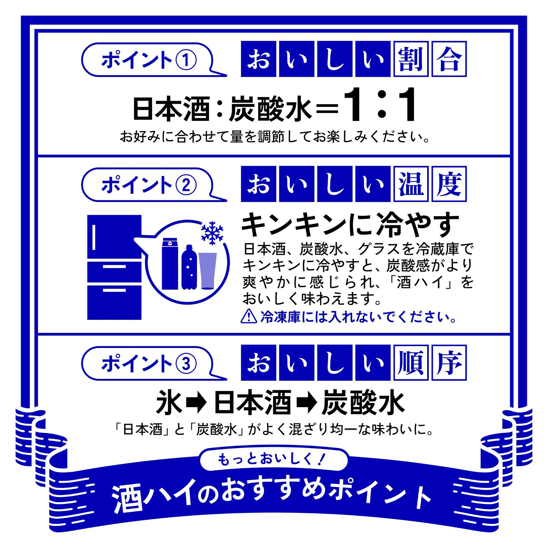 酒ハイの作り方