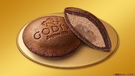 「Uchi Café×GODIVA どらもっち ショコラマロン」（400円）