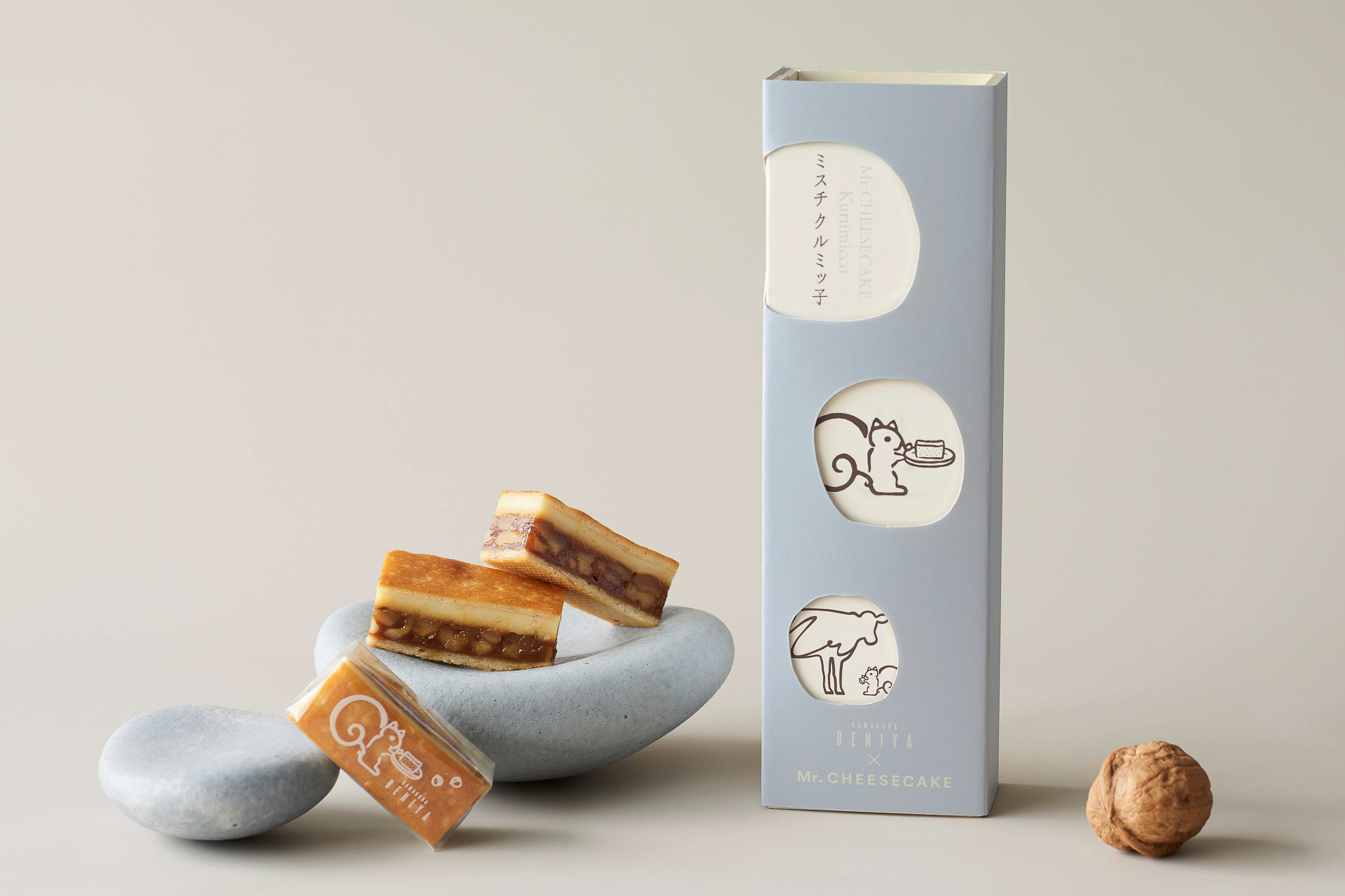 鎌倉紅谷×Mr. CHEESECAKE「ミスチ クルミッ子 8個入」