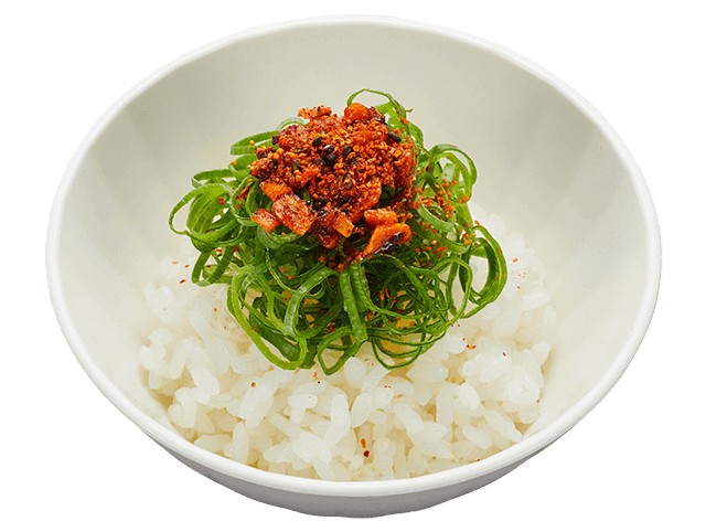 ミニシャリ丼～ザク旨ラー油～