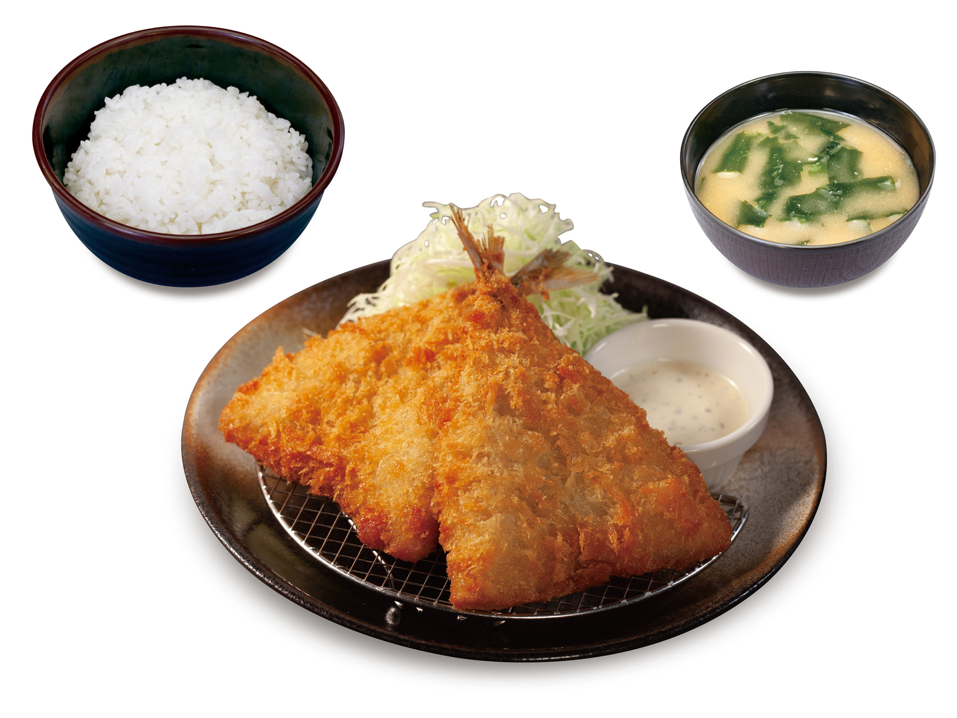 「アジフライ（2枚）定食」（890円）