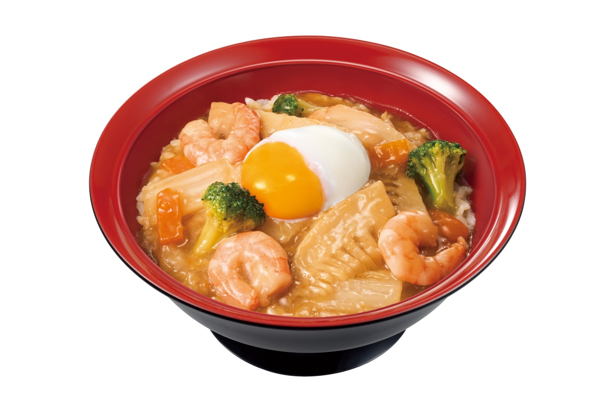 おんたまエビ中華丼