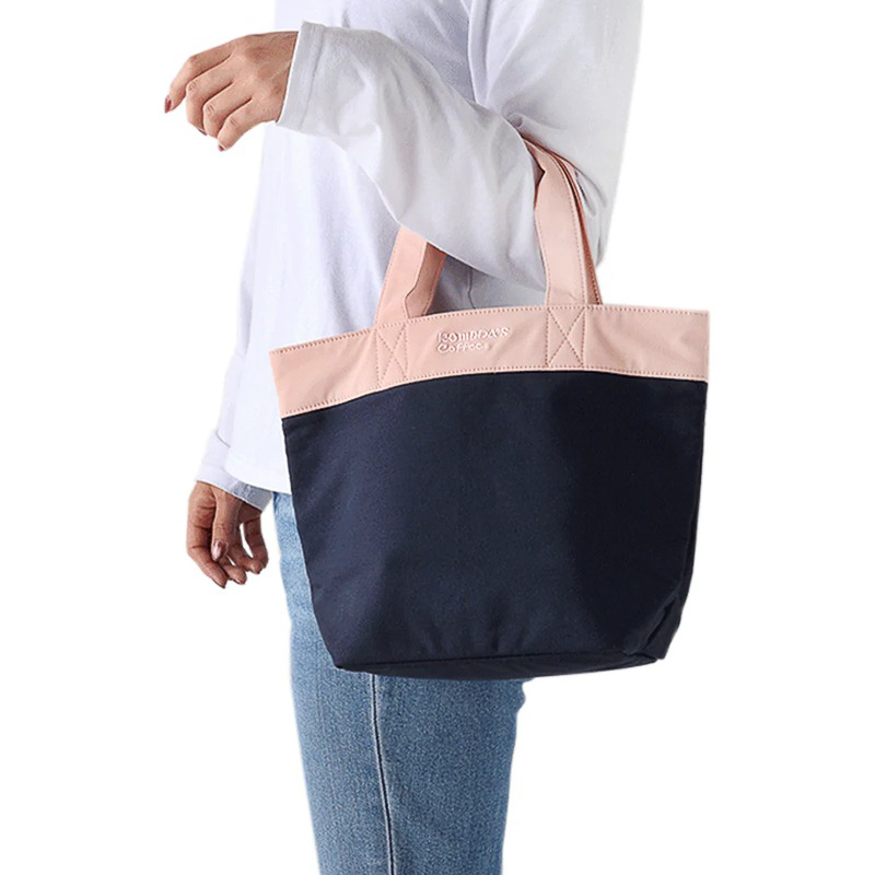 ランチトート ネイビー（一部小豆染め）