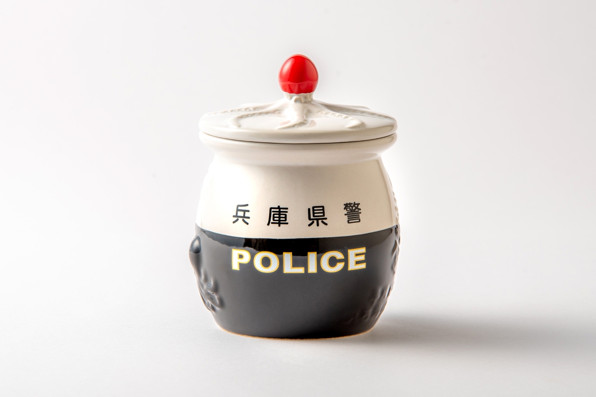 兵庫県警版ひっぱりだこの蓋セット