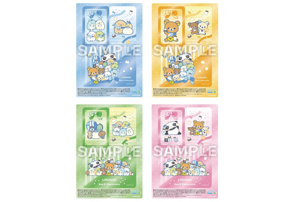 オリジナルクリアシート（全4種・各店計18枚）