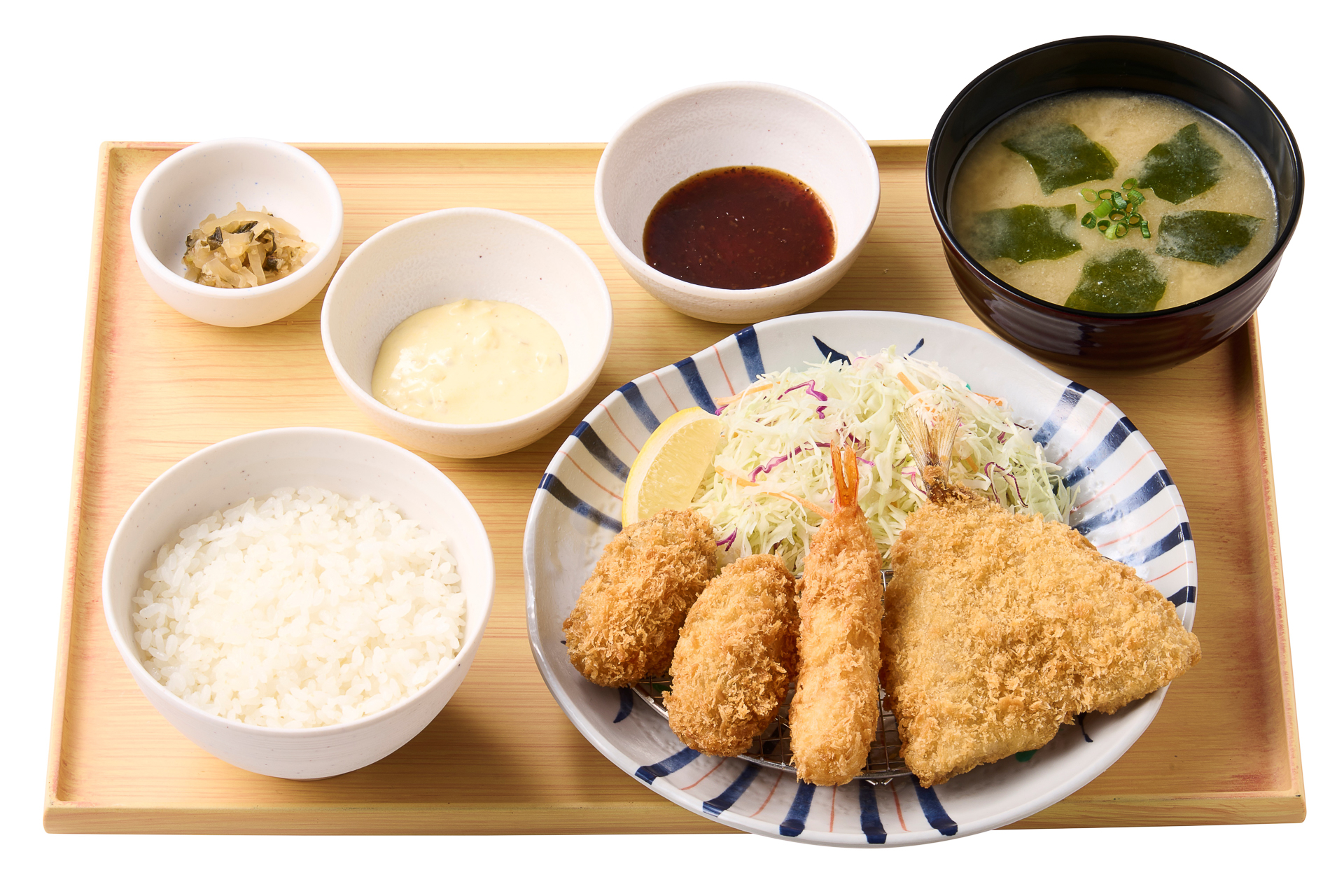 「かきフライミックス定食」（1,020円）