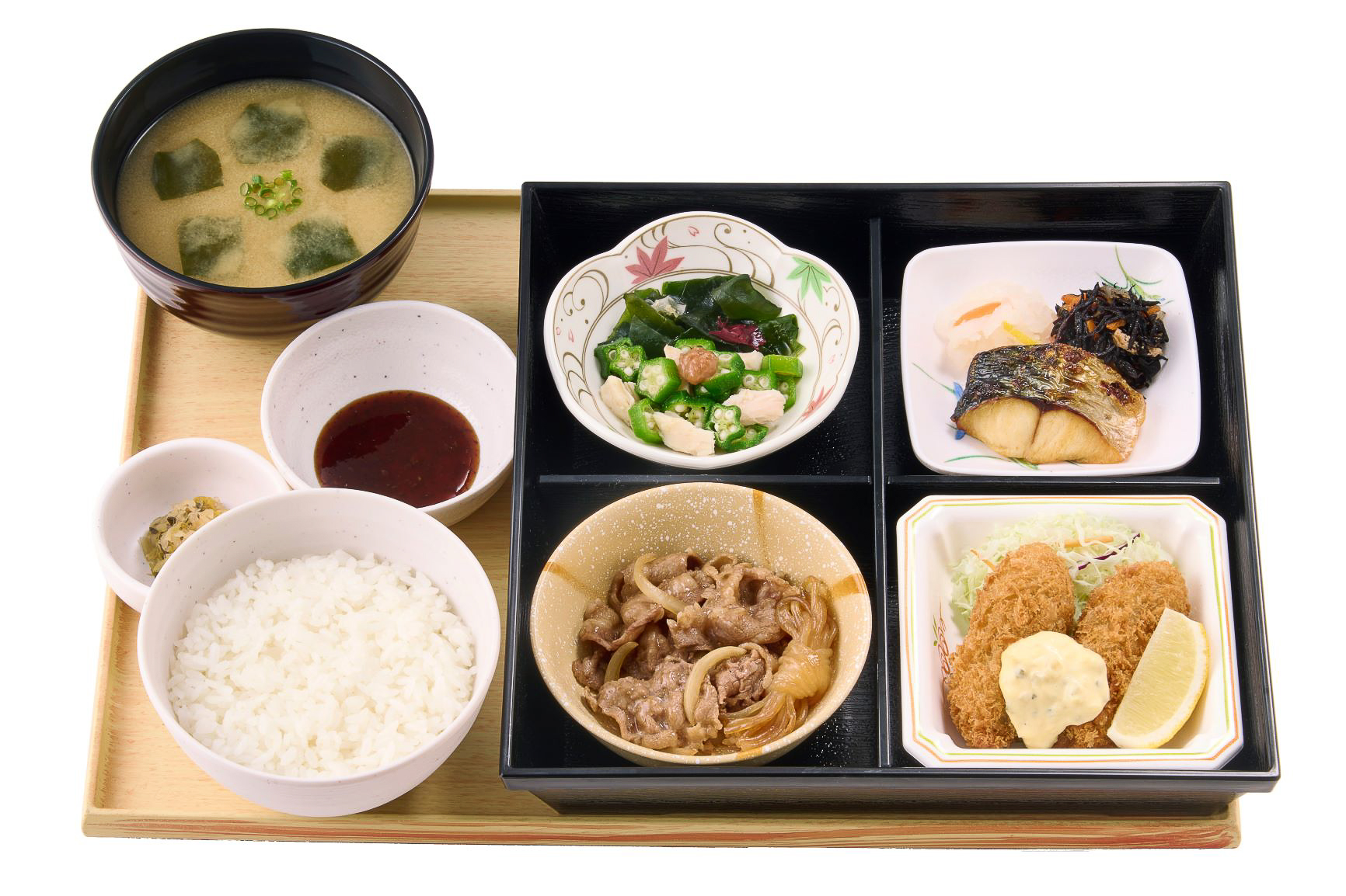 「かきフライ御膳」（1,290円）