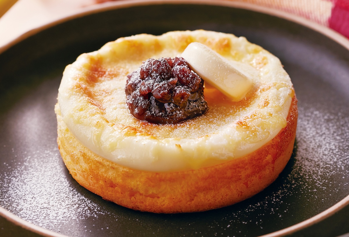 あんバターのふわとろフロマージュパンケーキ