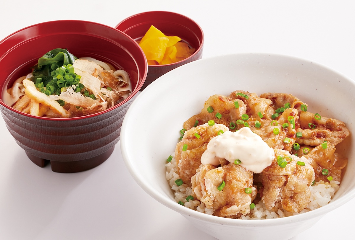 ボリューム満点ランチ～「すたみなチキン南蛮丼（小うどん付）