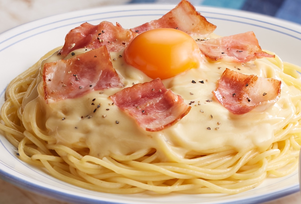 新キッズメニュー「Joy濃厚カルボナーラ」