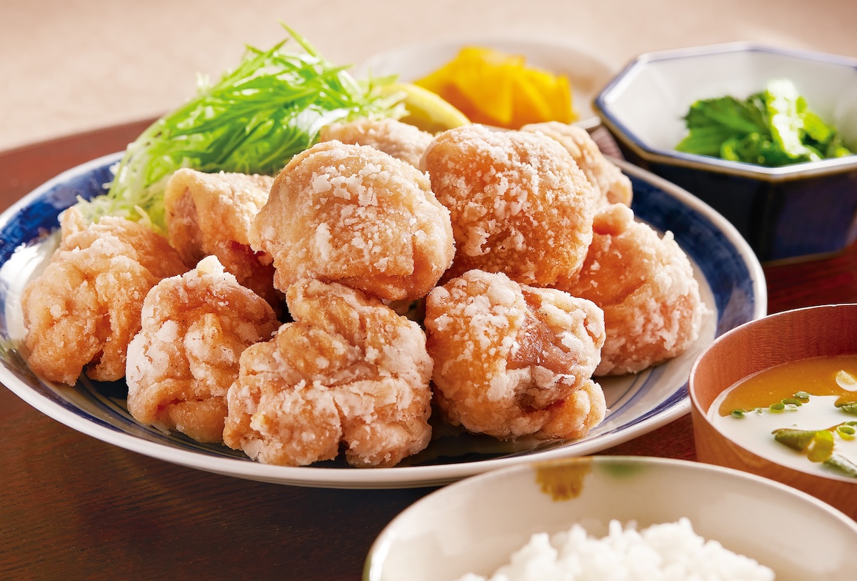 倍盛りジョイフル塩唐揚げ定食