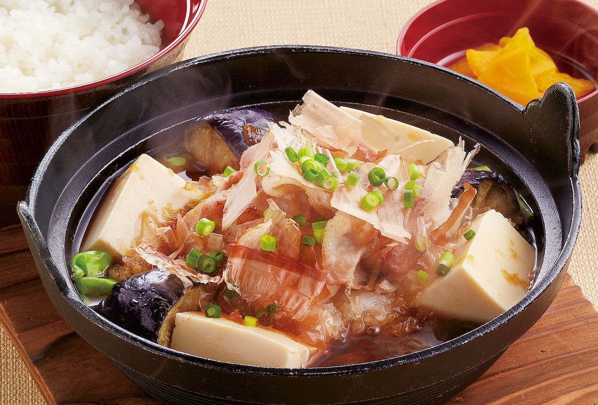 豚肉と豆腐の熱々みぞれ煮定食