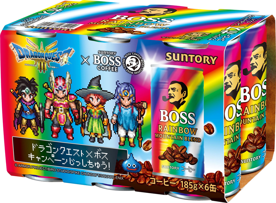 BOSS×ドラクエ」コラボ第2弾キャンペーンを実施。6缶パック購入で