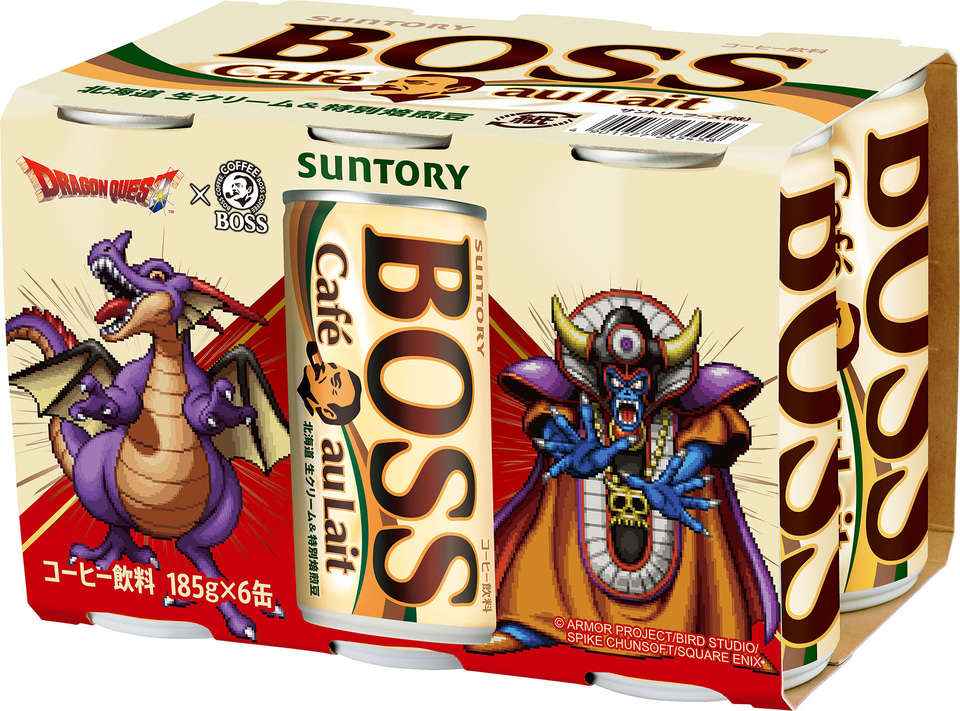 BOSS×ドラクエ」コラボ第2弾キャンペーンを実施。6缶パック購入で