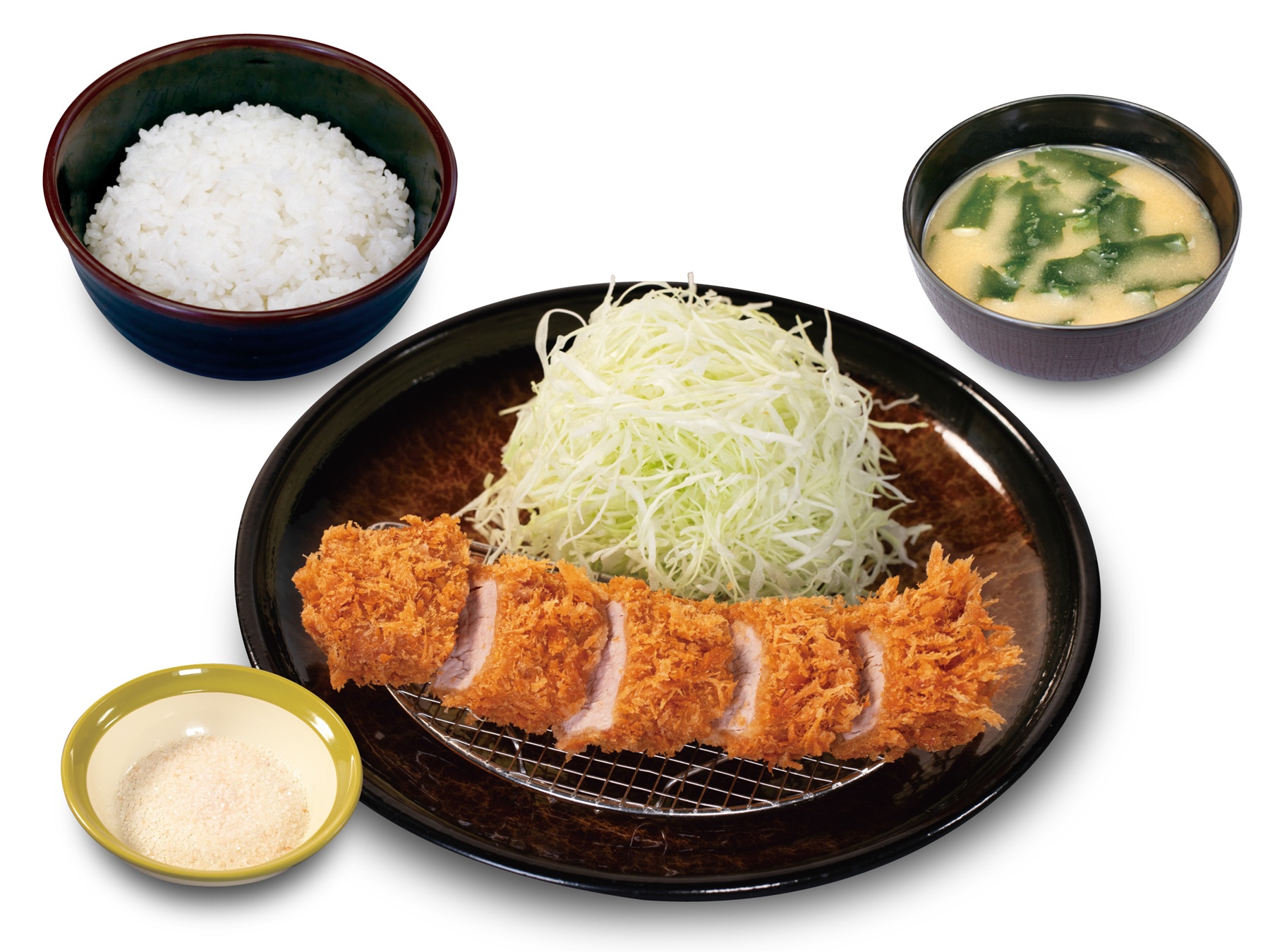 「国産雪国育ち丸太ヒレかつ定食」（1090円）