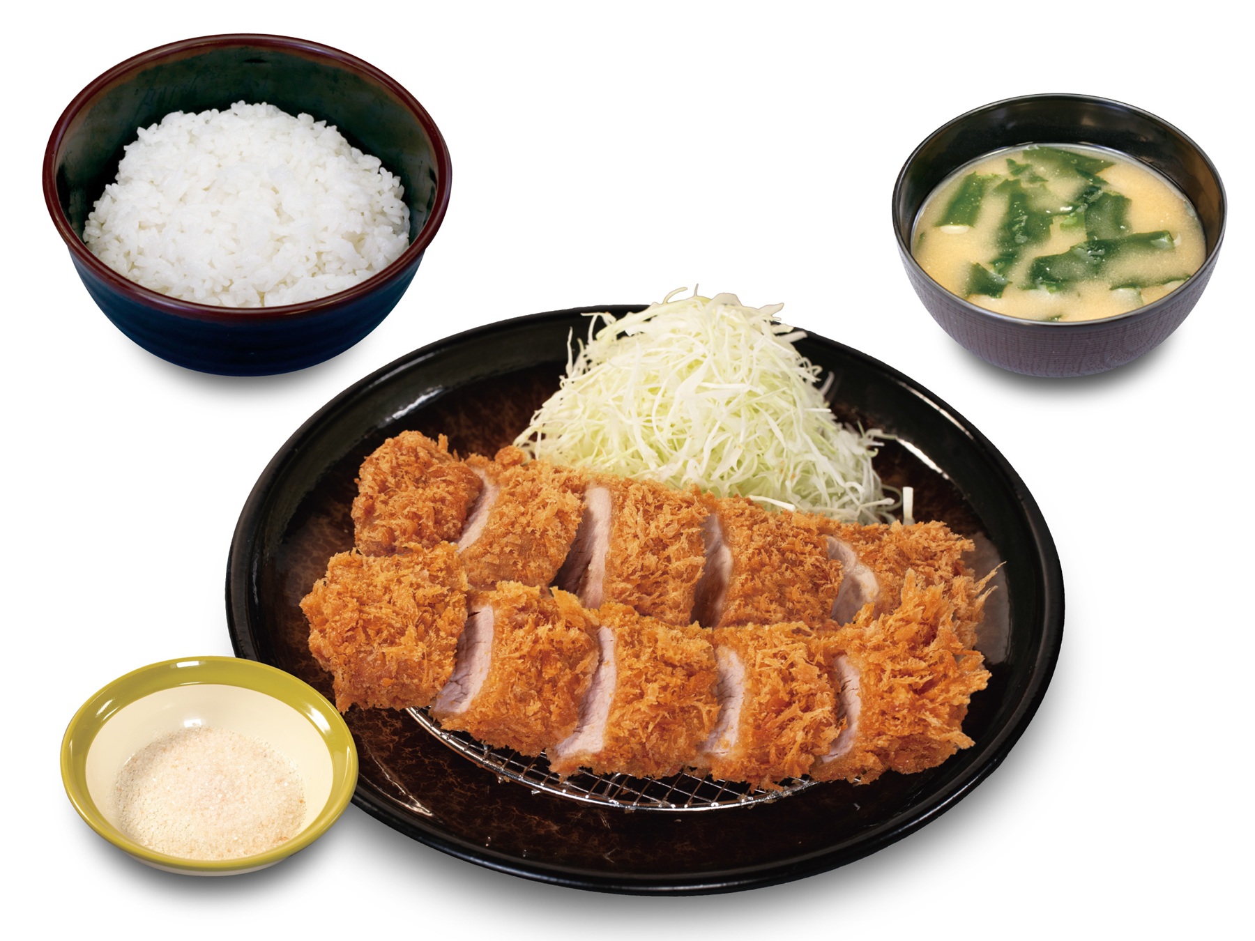 「ダブル国産雪国育ち丸太ヒレかつ定食」（1890円）