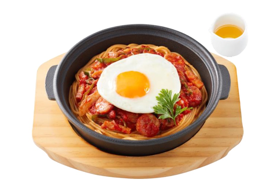 “鉄板パスタ”ナポリタン